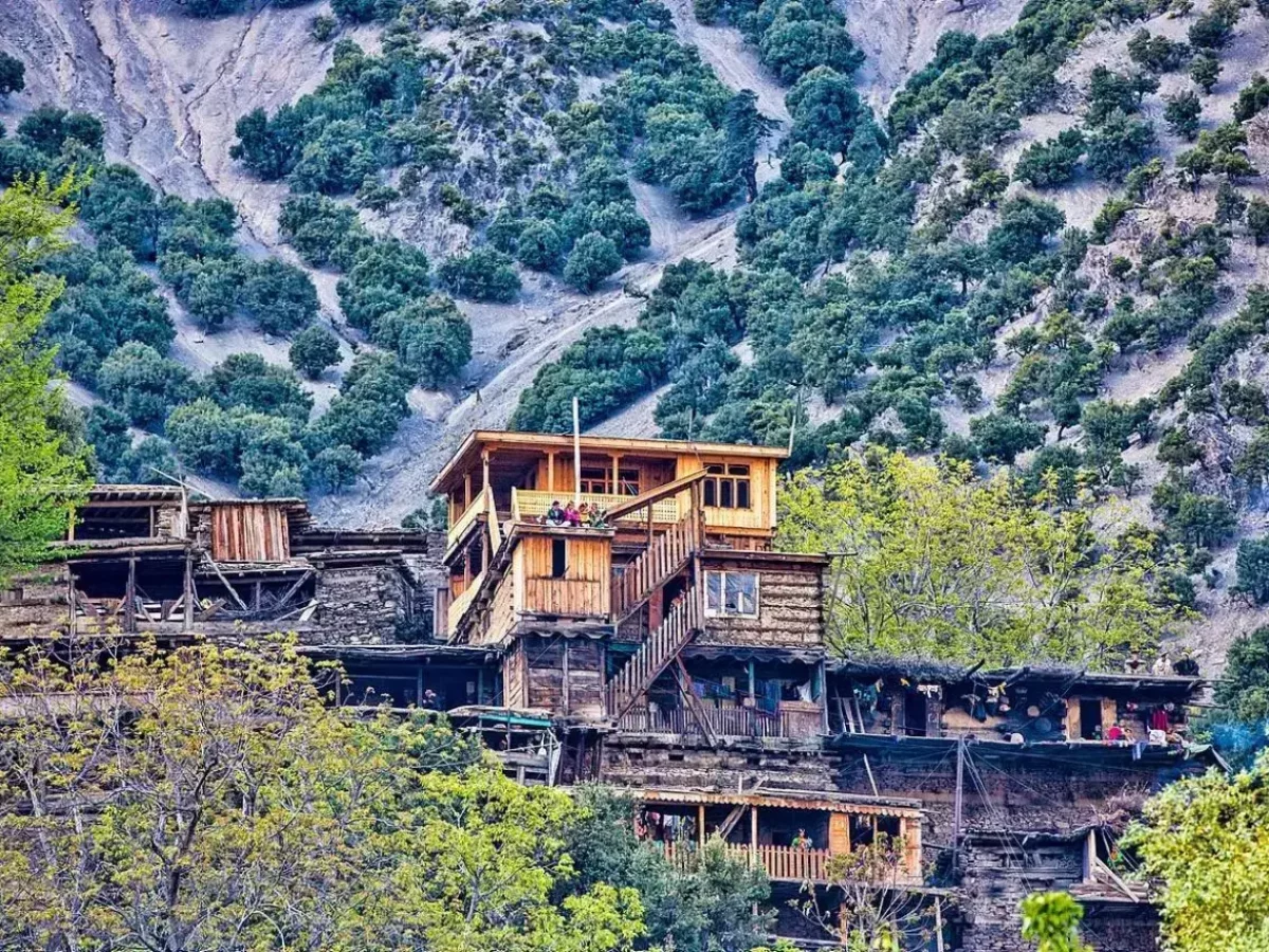 Kalash Valley cultural landscape view 14 in Chitral, Pakistan