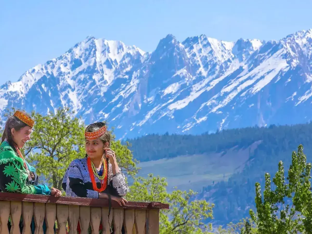 Kalash Valley cultural landscape view 15 in Chitral, Pakistan