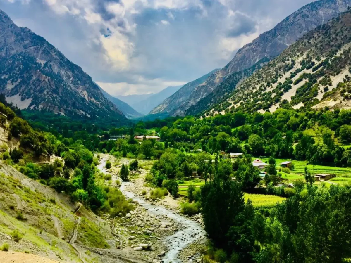 Kalash Valley cultural landscape view 17 in Chitral, Pakistan