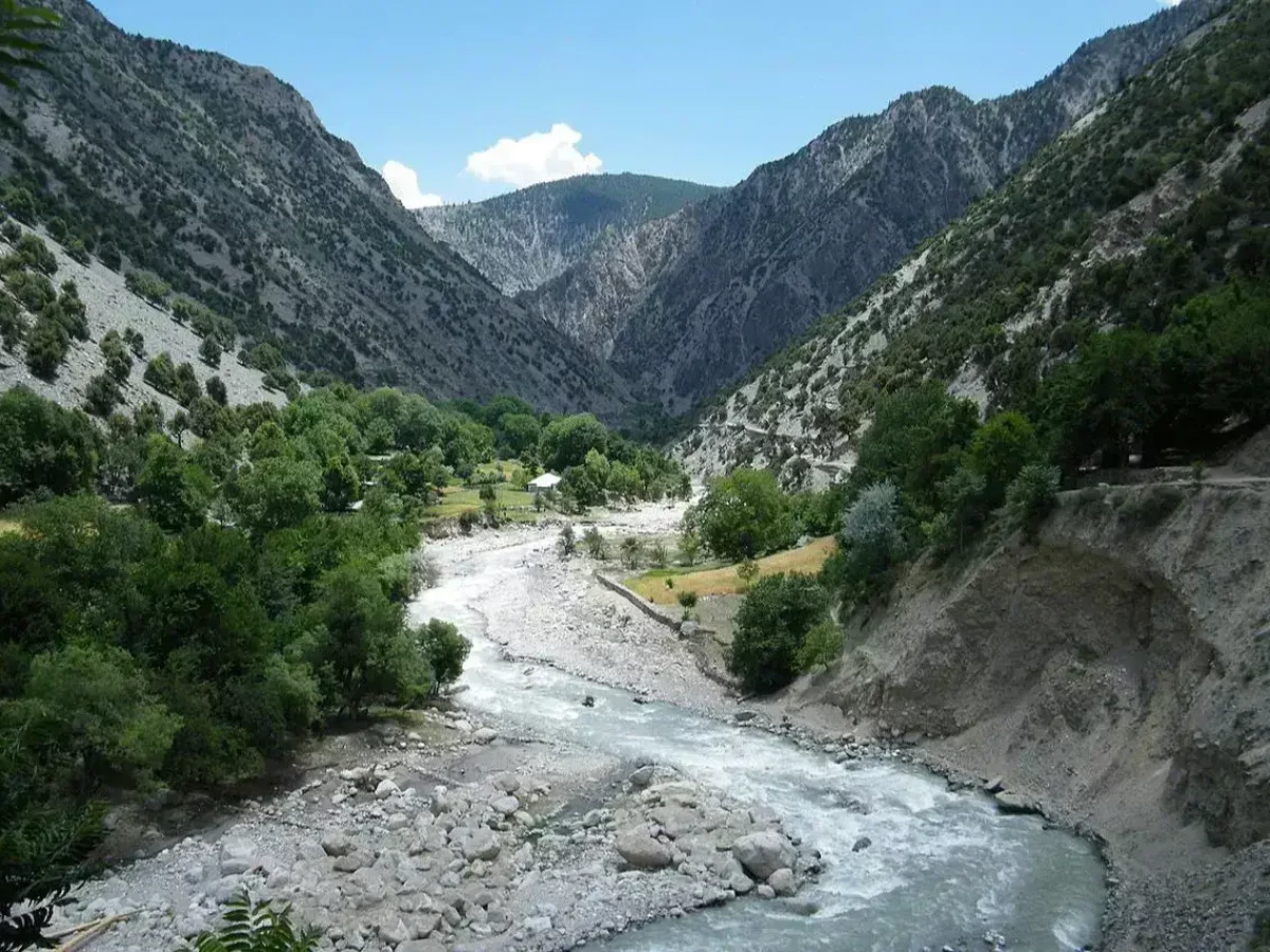 Kalash Valley cultural landscape view 9 in Chitral, Pakistan