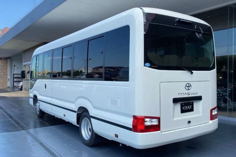 Coaster Saloon 5C – Mini Bus for Rent