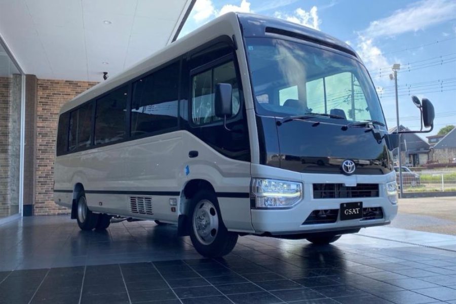 Coaster Saloon 5C – Mini Bus for Rent