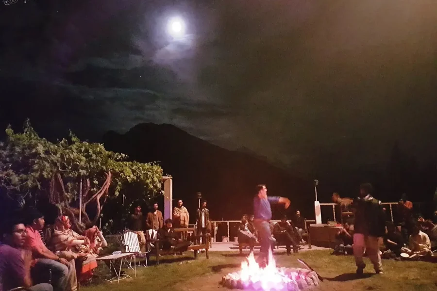 Traditional Music Around the Bonfire