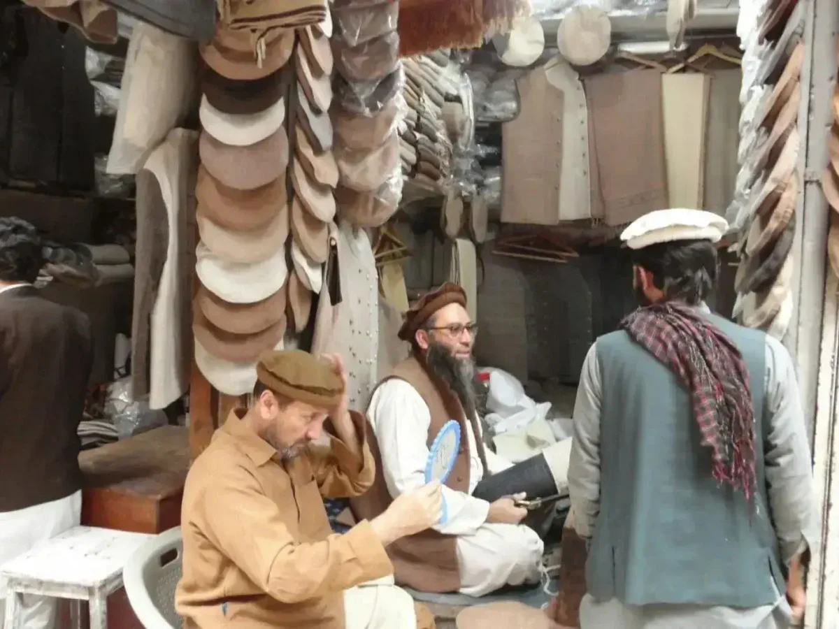 Local craft setting in Chitral District