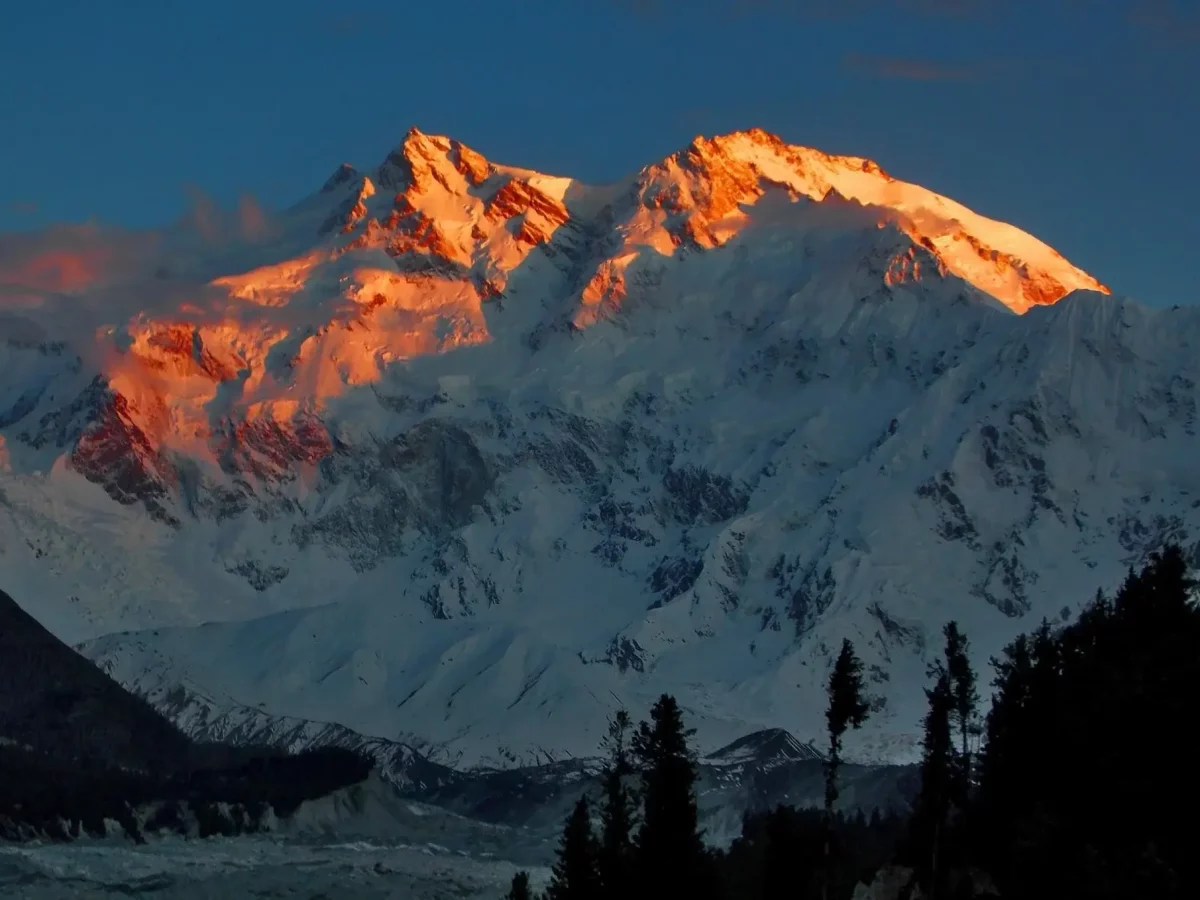 Fairy Meadows view 3 with views of Nanga Parbat in northern Pakistan view 2