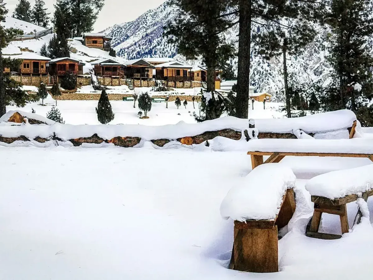 Fairy Meadows view 2 with views of Nanga Parbat in northern Pakistan