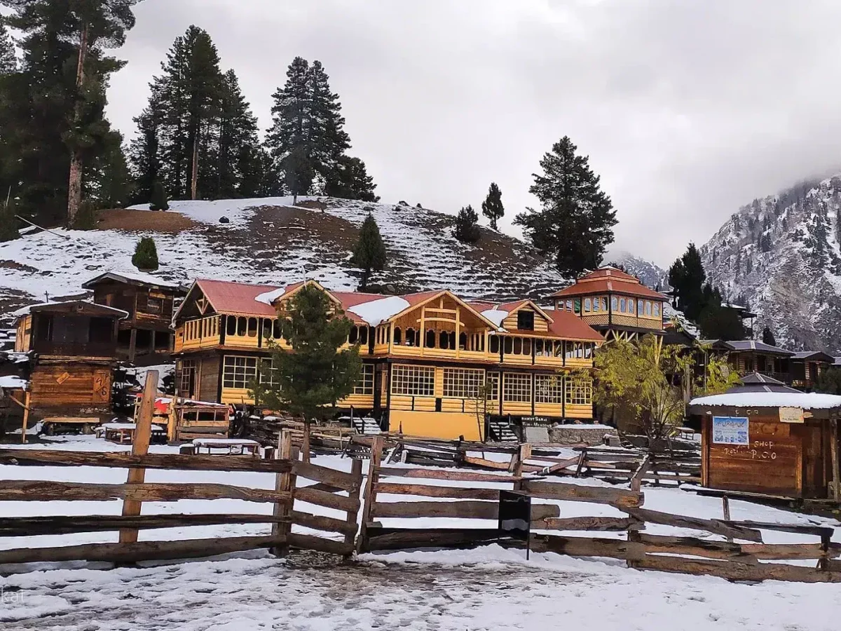 Fairy Meadows view 5 with views of Nanga Parbat in northern Pakistan