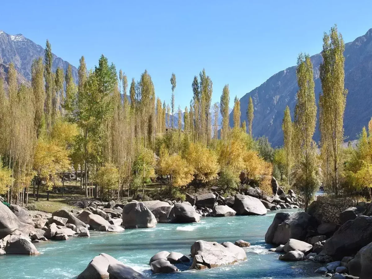 Landscape in Ghizer Valley, Gilgit-Baltistan, Pakistan