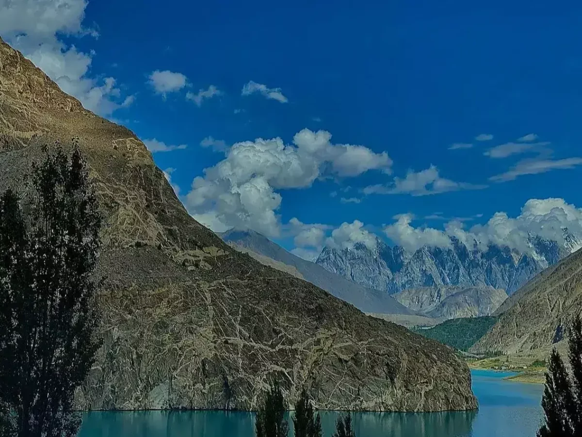 Hunza Valley mountain landscape view 7 in Gilgit-Baltistan