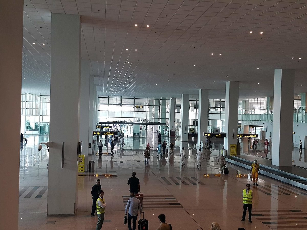 Islamabad airport arrival context for private journeys