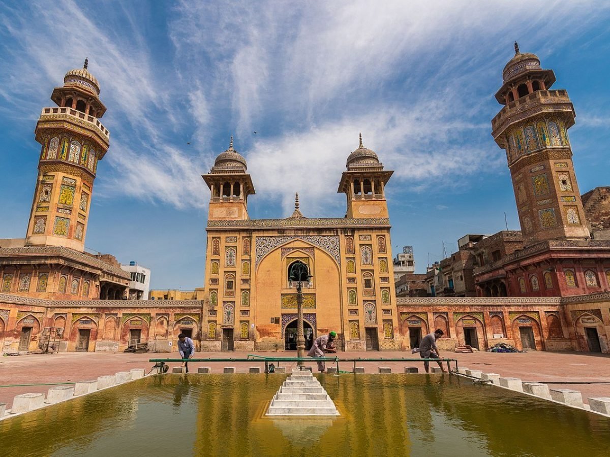 Wazir Khan Mosque in Lahore, Pakistan