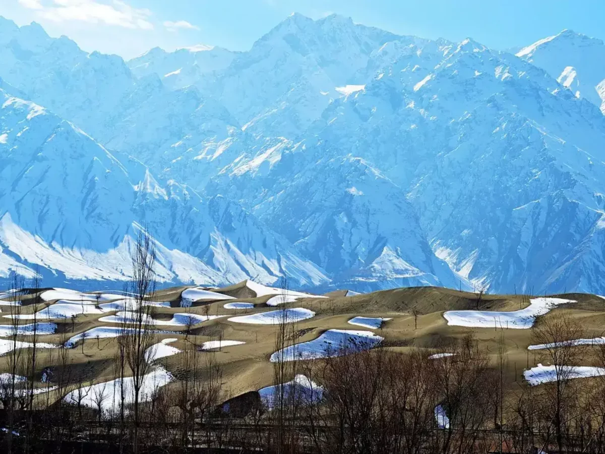 Skardu mountain landscape view 1 in Gilgit-Baltistan