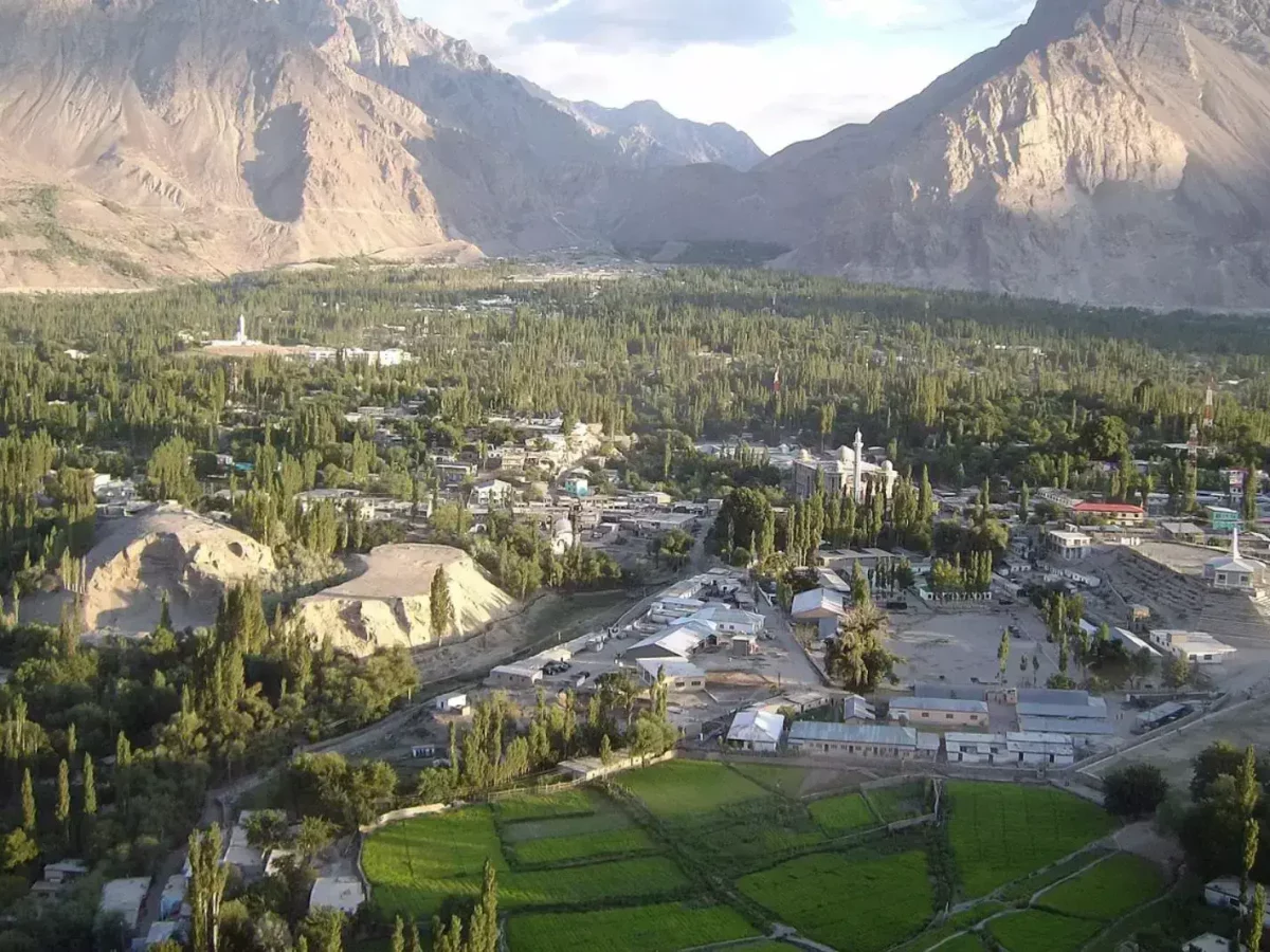 Skardu mountain landscape view 3 in Gilgit-Baltistan