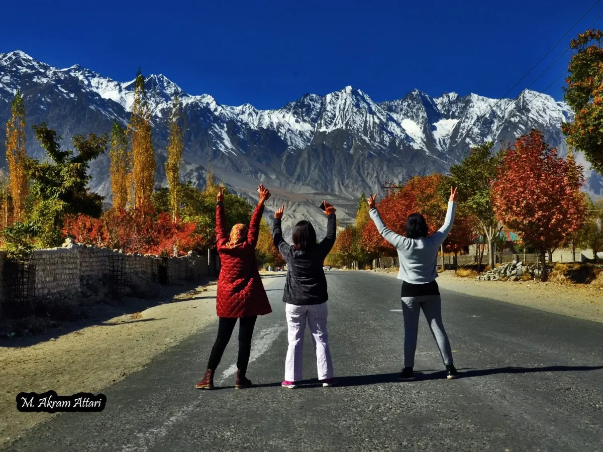 Seasonal autumn colours in Baltistan, Gilgit-Baltistan