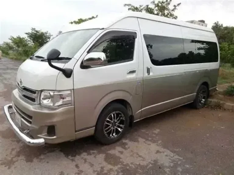 Hiace / Grand Cabin with driver in Pakistan