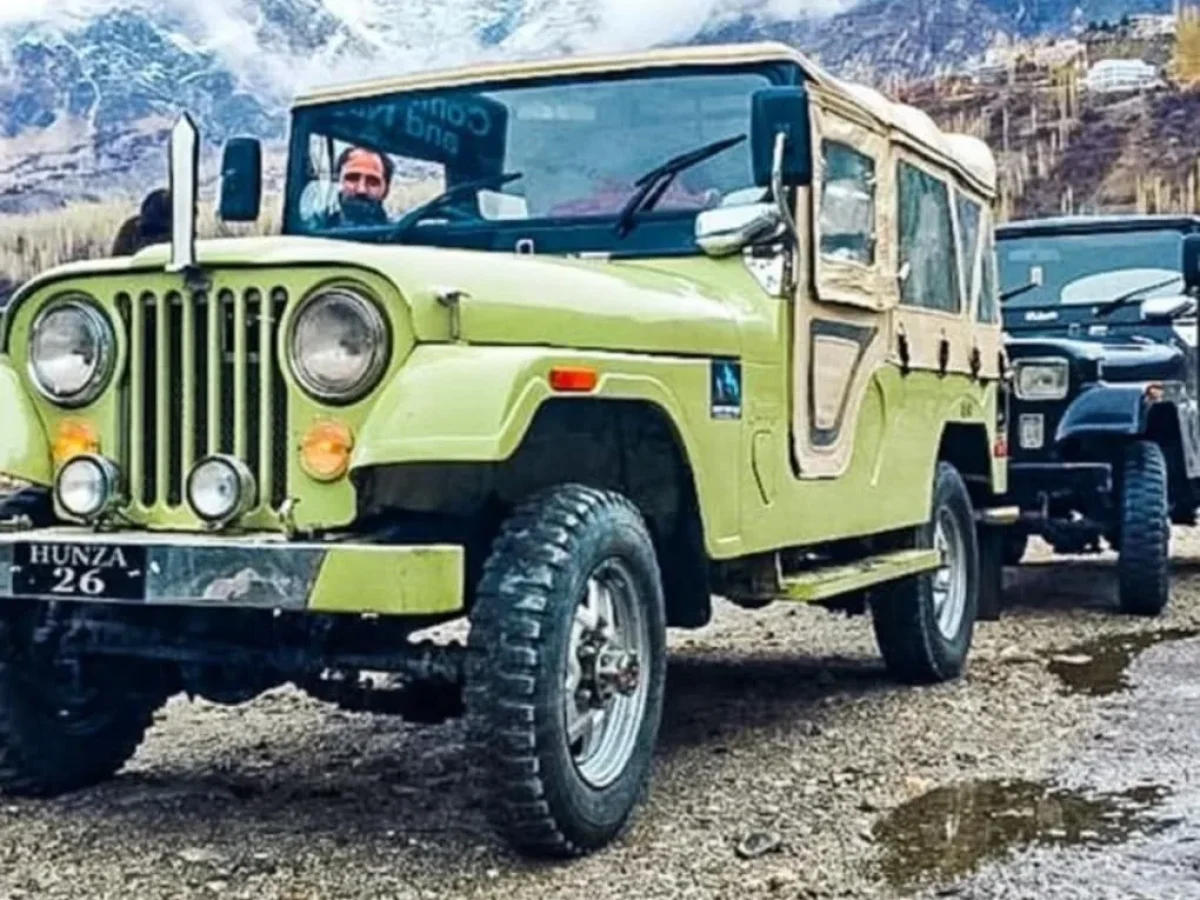 Jeep Rental in Northern Pakistan With Driver with driver